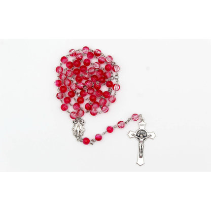 Rosary of the Sacred Passion in Silver 8mm