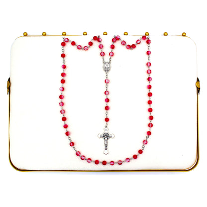 Rosary of the Sacred Passion in Silver 8mm